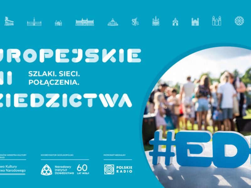 Na zdjęciu baner Europejskich Dni Dziedzictwa 