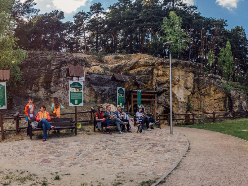 Na zdjęciu Podziemna Trasa Groty Nagórzyckie