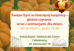 Święto Dyni w dziecięcej książnicy